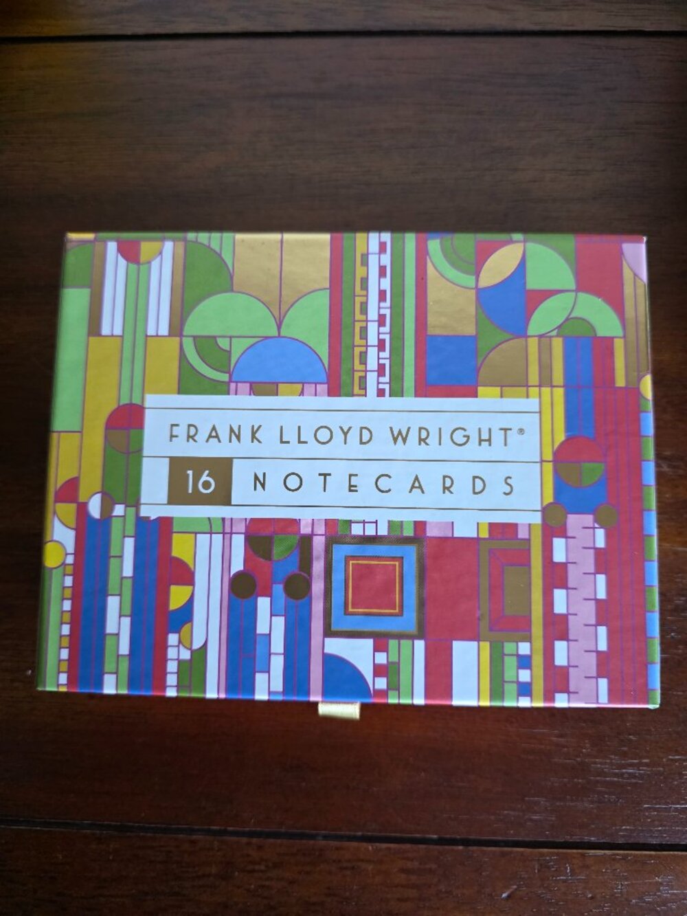 Frank Lloyd Wright 16 Notecards Boxed Set 4 Designs Assortment Galison 5 x 3.75